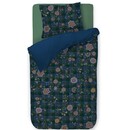 Pip Studio Pip Studio Dekbedovertrek Flores Felices Donkerblauw 200x200/220