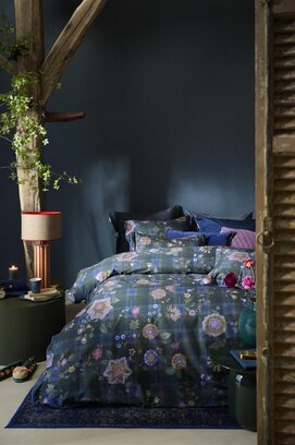 Pip Studio Housse de Couette Flores Felices Bleu Foncé 240x200/220