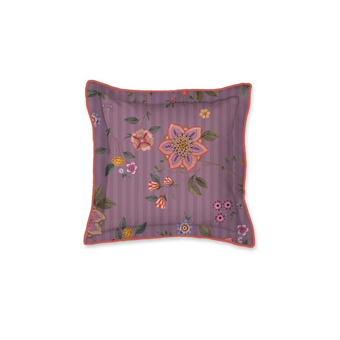 Coussin carré décoratif Pip Studio Flores Bailando Violet 45x45 cm