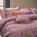 Pip Studio Coussin carré décoratif Pip Studio Flores Bailando Violet 45x45 cm