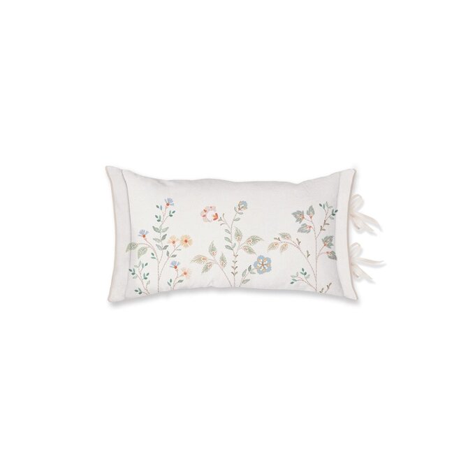 Coussin décoratif matelassé Pip Studio Flores Bailando Blanc cassé 45x70 cm