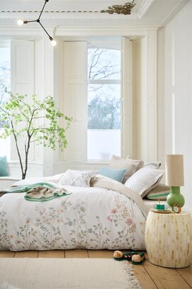 Housse de couette Pip Studio Campo de Flores Blanc cassé 140x200/220