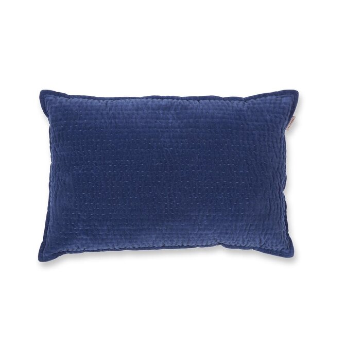 Coussin décoratif Velvet Sky de Pip Studio Bleu Foncé 40x60 cm