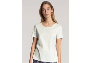 Calida Haut de pyjama pour femmes court 14038 Star White (48/50) L