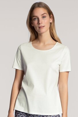 Calida Haut de pyjama pour femmes court 14038 Star White (44/46) M