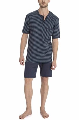 Pyjama court pour homme Calida 41168 Bleu Espace L