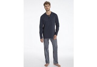 Pyjama Homme Calida 44562 Bleu Espace S