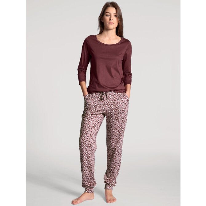 Calida Dames pyjamabroek lang 29292 Mauve (40/42) S