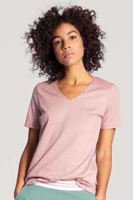 Calida Haut de pyjama court pour femmes 14051 Lace Parfum (44/46) M