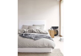 Marc O'Polo dekbedovertrek Senja soft oatmeal 140x220