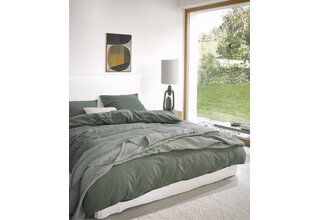 Housse de couette Marc O'Polo Senja verte 260x220
