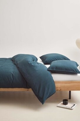 Marc'O Polo Housse de couette Senja - Bleu profond 140x220