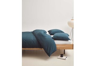 Marc'O Polo Senja Housse de Couette - Bleu profond 260x220