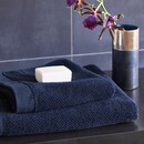Essenza Essenza Connect Organic Uni Serviette Invité Bleu 30x50