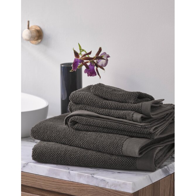 Essenza Connect Organic Uni Serviette Gris 60x110