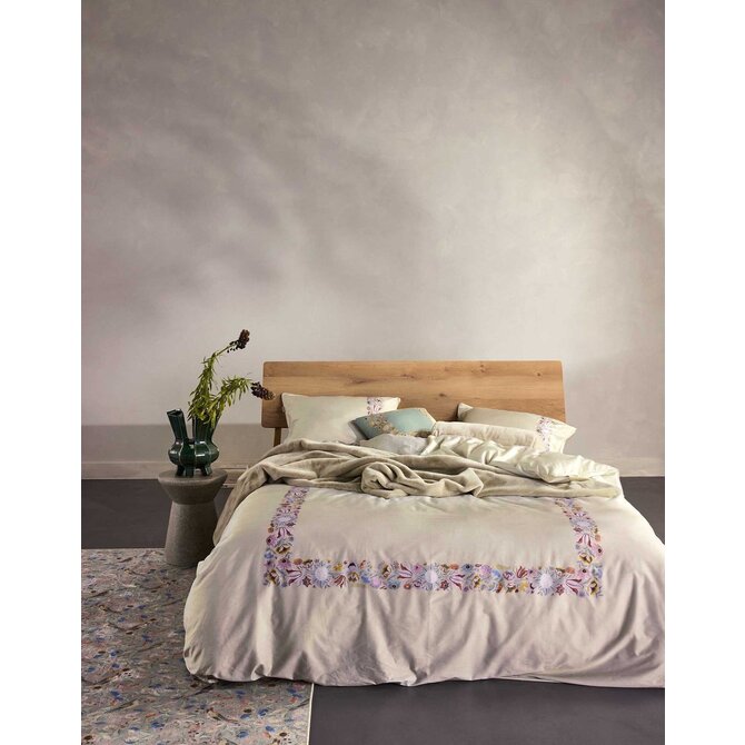 Essenza Veroniq Taie d'oreiller Vanille 60x70 Essenza Veroniq Taie d'oreiller Vanille 60x70