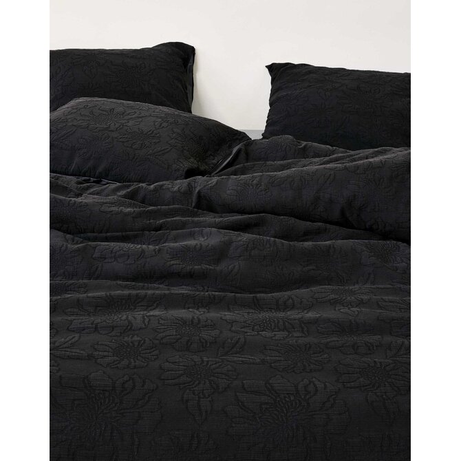 Essenza Philippine Taie d'oreiller Anthracite 60x70 Essenza Philippine Taie d'oreiller Anthracite 60x70