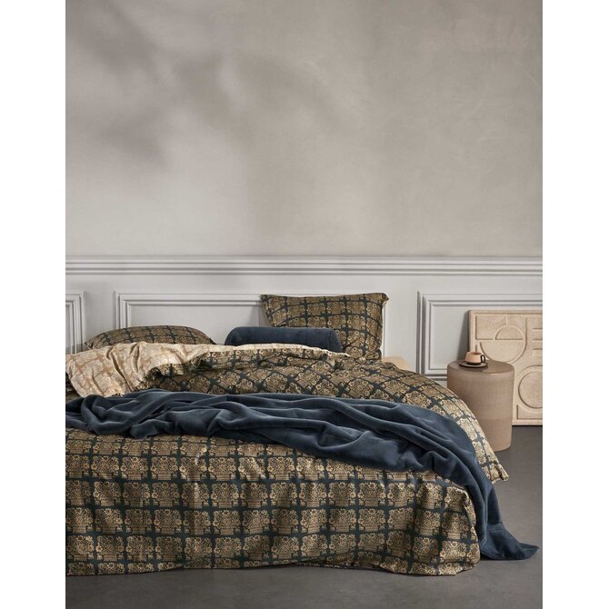 Essenza Luz Taie d'oreiller Gris ardoise 60x70 Essenza Luz Taie d'oreiller Gris ardoise 60x70