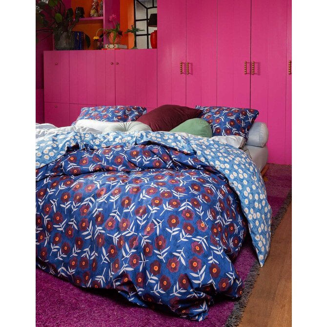Essenza Blooming Ballet Bleu marine 200x200/220