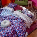 Essenza Essenza Blooming Ballet Bleu marine 200x200/220