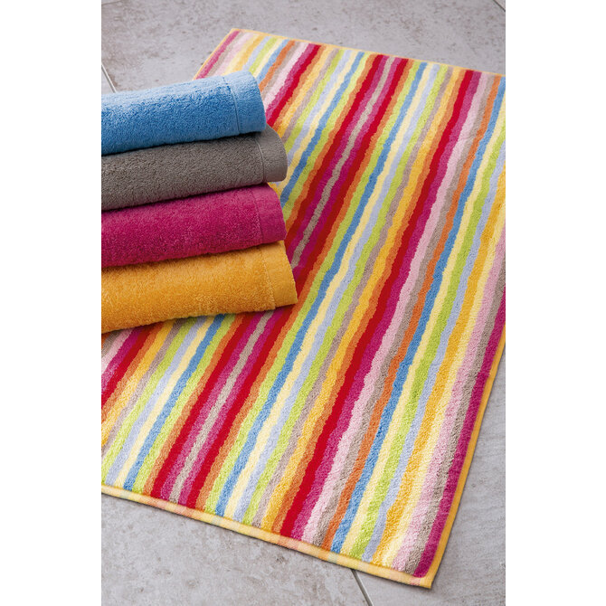 Cawö badmat 7008 keerbaar gestreept multi  70x120