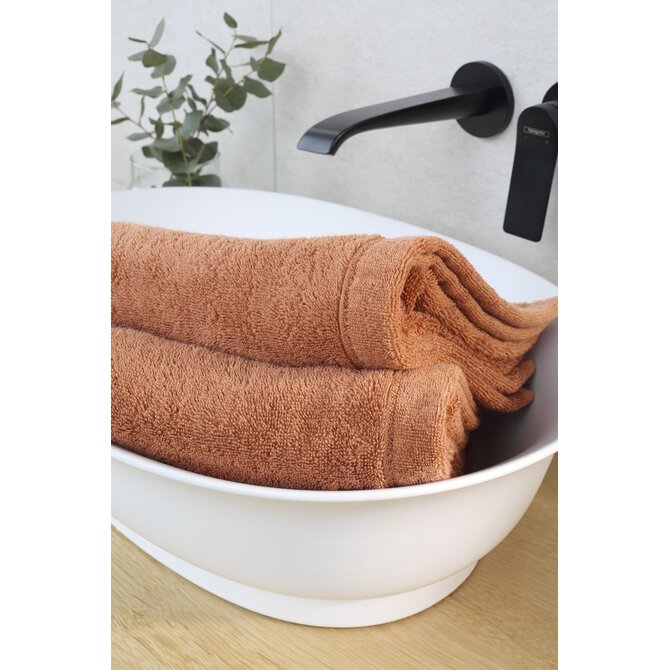Cawo Lifestyle Uni Serviette 50/100 cuivre Cawo Lifestyle Uni Serviette 50/100 cuivre