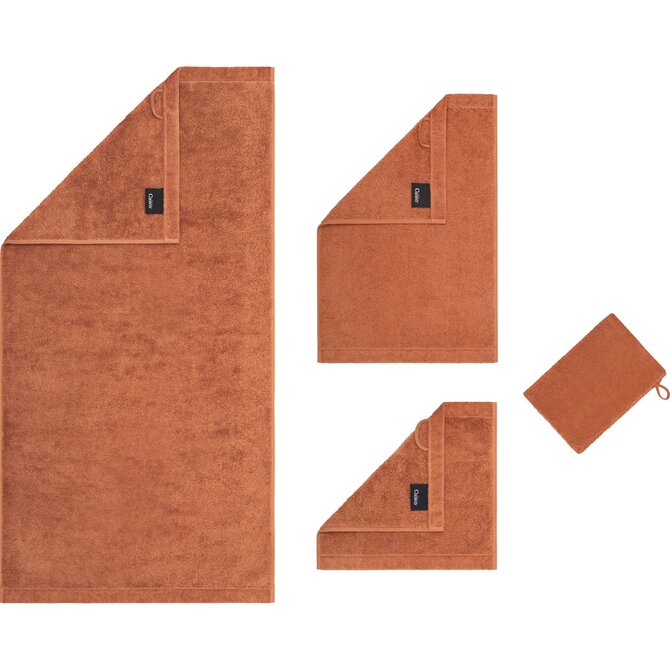 Cawo Lifestyle Uni Gant de toilette 16/22 cuivre Cawo Lifestyle Uni Gant de toilette 16/22 cuivre