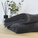 Cawö Cawo Lifestyle Uni Serviette d'invité 30/50 basalte