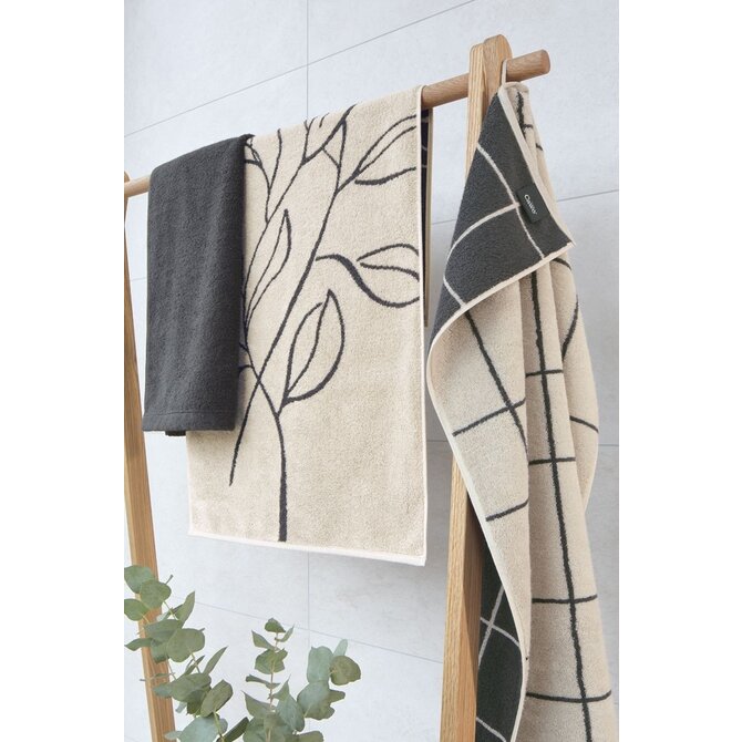 Cawo Atelier Lines Handdoek 50/100 beige Cawo Atelier Lines Handdoek 50/100 beige