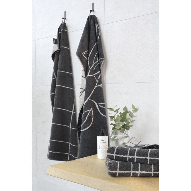 Cawo Atelier Lines Serviette de Douche 70/140 basalte Cawo Atelier Lines Serviette de Douche 70/140 basalte