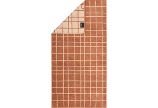 Cawo Atelier Imprimé intégral Serviette de douche 70/140 cuivre