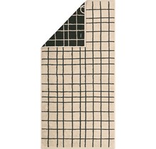 Cawo Atelier Serviette de douche imprimée Allover 70/140 beige