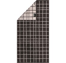 Cawo Atelier Serviette de bain à imprimé intégral 70/140 basalte