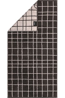 Cawo Atelier Imprimé Allover Serviette de douche 70/140 basalte