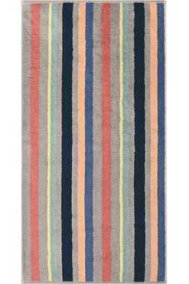 Cawo Play Serviette de Douche Rayures Multicolores 70/140