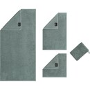 Cawö Cawo Pure Uni Serviette d'invité 30/50 vert mystique