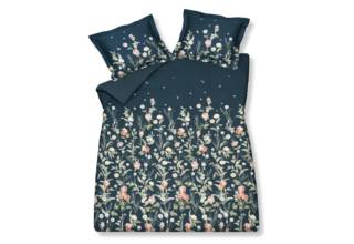 Vandyck Dark Midnight 1-persoons (140x200/220) blue ink