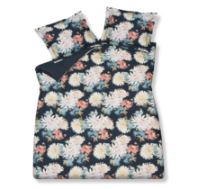 Vandyck Floral Bliss Kussensloop (60x70) blue ink
