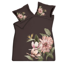 Vandyck Paradise Bloom 2-persoons (200x200/220) dark chocolate