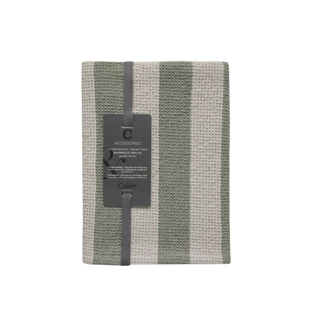 Cawo Piqué Cuisine Theedoek 50/70 field/natur