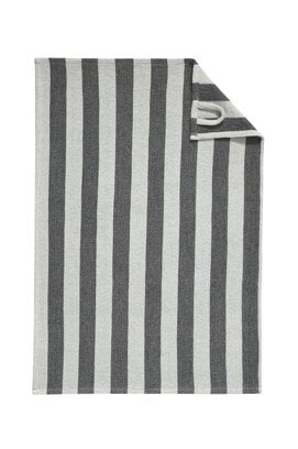 Cawo Piqué Cuisine Theedoek 50/70 zwart/platin