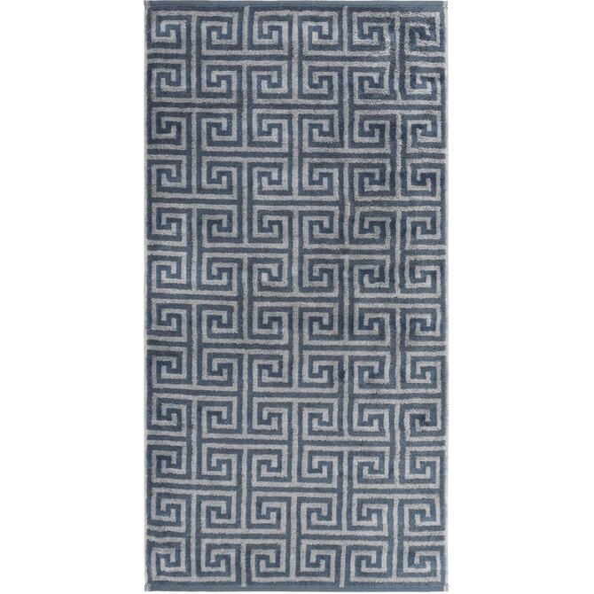 Cawo Noblesse Elegance Allover print Handdoek 50/100 nachtblauw Cawo Noblesse Elegance Allover print Handdoek 50/100 nachtblauw