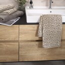 Cawö Cawo Noblesse Élégance Imprimé Allover Serviette 50/100 graphite