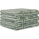 Cawö Cawo Noblesse Élégance Imprimé intégral Serviette visage 30/30 vert nordique