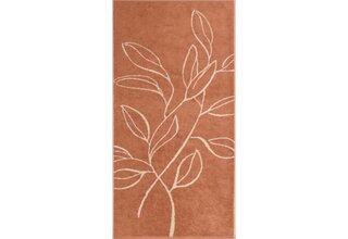 Cawo Atelier Floral Serviette 50/100 cuivre