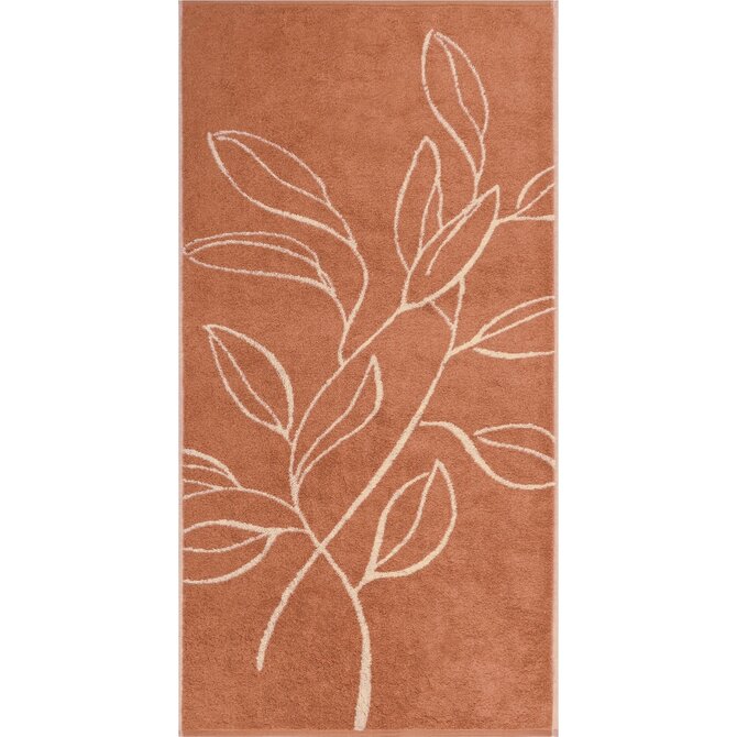 Cawo Atelier Floral Serviette de Douche 70/140 cuivre