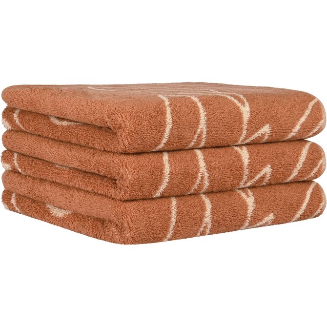 Cawo Atelier Floral Serviette de Douche 70/140 cuivre Cawo Atelier Floral Serviette de Douche 70/140 cuivre