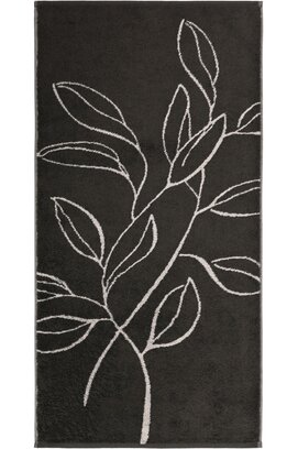 Cawo Atelier Floral Handdoek 50/100 basalt
