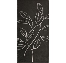 Cawo Atelier Floral Douchelaken 70/140 basalt
