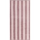 Cawö Cawo Pure Rayures Serviette 50/100 rose vintage